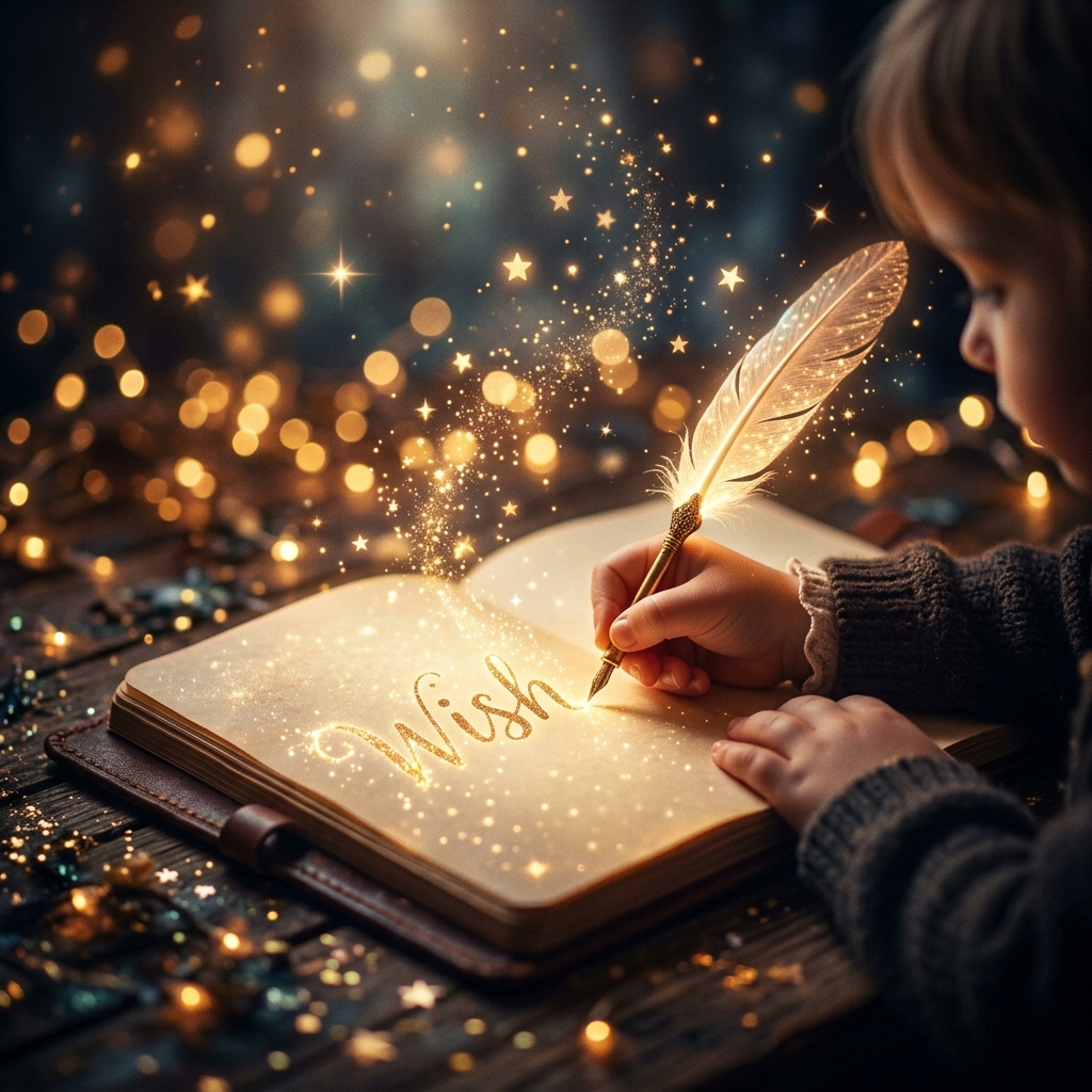 Write Your Wish for your child's AI bedtime story
