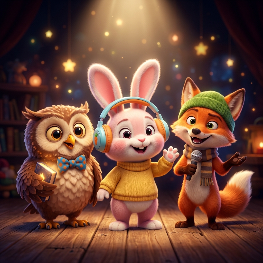 Choose a Voice for your child's AI bedtime story